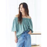 オフショルラメドビーハーフスリーブブラウス | Ungrid | 詳細画像8 