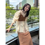 【展示会人気NO.1】チュールレイヤードルーズシャツ | Ungrid | 詳細画像33 