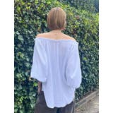 楊柳オフショルボリュームブラウス | Ungrid | 詳細画像10 