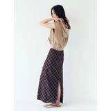 チェックアイラインスカート | Ungrid | 詳細画像12 