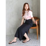 チェックアイラインスカート | Ungrid | 詳細画像16 