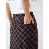 チェックアイラインスカート | Ungrid | 詳細画像6 