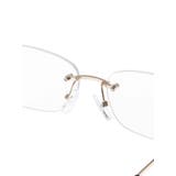 リムレスデザイン伊達メガネ | Ungrid | 詳細画像5