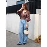 ウエストタックカーブデニム | Ungrid | 詳細画像23 