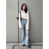 ハイウエストストレッチフィットフレアデニム | Ungrid | 詳細画像4 