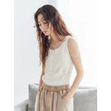 ヘンリーネックデザインタンクトップ | Ungrid | 詳細画像12 