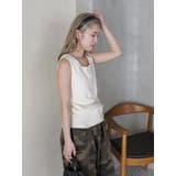 ヘンリーネックデザインタンクトップ | Ungrid | 詳細画像18 