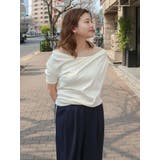 タックデザインオフショルTee | Ungrid | 詳細画像13 