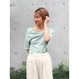 タックデザインオフショルTee | Ungrid | 詳細画像8 