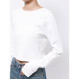 クロップドハニカムロングスリーブTee | Ungrid | 詳細画像26 