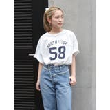 オフホワイト | ナンバリングルーズTee | Ungrid