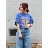 ブルー | ナンバリングルーズTee | Ungrid