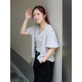 グレー | ハーフスリーブニットカーデ | Ungrid