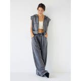 ヴィンテージウォッシュジップノースリパーカー | Ungrid | 詳細画像12 