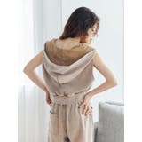 ヴィンテージウォッシュジップノースリパーカー | Ungrid | 詳細画像14 