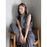 ヴィンテージウォッシュジップノースリパーカー | Ungrid | 詳細画像20 