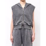 ヴィンテージウォッシュジップノースリパーカー | Ungrid | 詳細画像34 