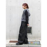 ヴィンテージウォッシュジップノースリパーカー | Ungrid | 詳細画像6 