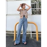 ベージュ | ヴィンテージウォッシュジップノースリパーカー | Ungrid