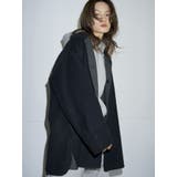 ブラック | 【Htage】リバーシブルビッグシルエットリバーコート | Ungrid