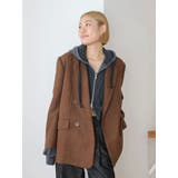 ワッペンデザインルーズ起毛ジャケット | Ungrid | 詳細画像24