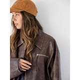 ルーズシルエットフェイクレザーブルゾン | Ungrid | 詳細画像12 