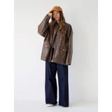 ルーズシルエットフェイクレザーブルゾン | Ungrid | 詳細画像13 