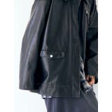 ルーズシルエットフェイクレザーブルゾン | Ungrid | 詳細画像20 