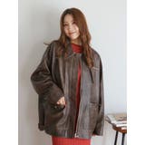 ルーズシルエットフェイクレザーブルゾン | Ungrid | 詳細画像23 