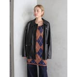 ルーズシルエットフェイクレザーブルゾン | Ungrid | 詳細画像25 