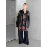 ルーズシルエットフェイクレザーブルゾン | Ungrid | 詳細画像27 