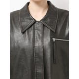 ルーズシルエットフェイクレザーブルゾン | Ungrid | 詳細画像44 