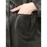 ルーズシルエットフェイクレザーブルゾン | Ungrid | 詳細画像46 