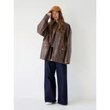 ルーズシルエットフェイクレザーブルゾン | Ungrid | 詳細画像9 