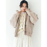 フェイクスウェードブルゾン | Ungrid | 詳細画像2