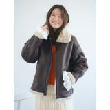 フェイクムートンボアブルゾン | Ungrid | 詳細画像12