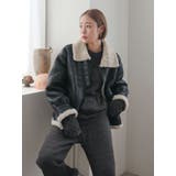 フェイクムートンボアブルゾン | Ungrid | 詳細画像22