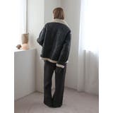 フェイクムートンボアブルゾン | Ungrid | 詳細画像25