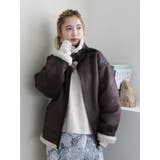 フェイクムートンボアブルゾン | Ungrid | 詳細画像27