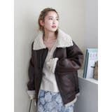 フェイクムートンボアブルゾン | Ungrid | 詳細画像28