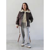 フェイクムートンボアブルゾン | Ungrid | 詳細画像34