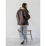 フェイクムートンボアブルゾン | Ungrid | 詳細画像35