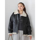 フェイクムートンボアブルゾン | Ungrid | 詳細画像43