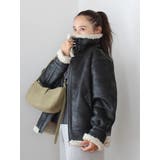 フェイクムートンボアブルゾン | Ungrid | 詳細画像44