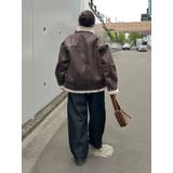 フェイクムートンボアブルゾン | Ungrid | 詳細画像48