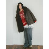 フェイクムートンルーズブルゾン | Ungrid | 詳細画像16