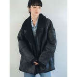 フェイクムートンルーズブルゾン | Ungrid | 詳細画像21