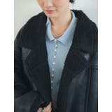 フェイクムートンルーズブルゾン | Ungrid | 詳細画像22