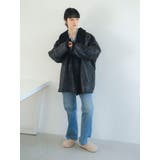 フェイクムートンルーズブルゾン | Ungrid | 詳細画像23