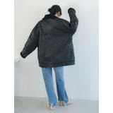 フェイクムートンルーズブルゾン | Ungrid | 詳細画像25